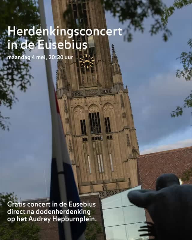 Het herdenkingsconcert op 4 mei in de Eusebius in Arnhem wordt verzorgt door @philharmoniegelre Dit &hellip;
